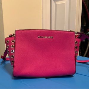 Hot pink Michael Kors crossbody